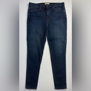 Madewell 10" High Rise Skinny Jeans Size 32